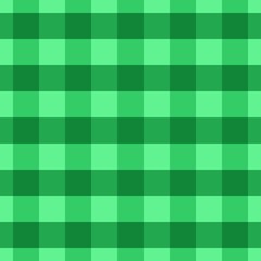 Seamless pattern of intersecting lines of different shades of green. Print for textile. Vector design.