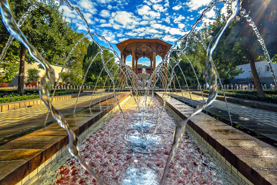 Garten der Welt (Garden of world), Berlin: oriental islamic fountain