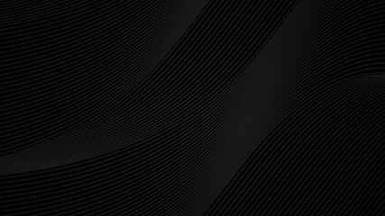Black background with line curve design. Vector illustration. Eps10