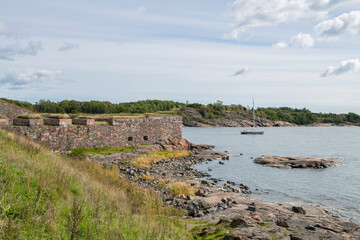 View of The Suomenlinna fortress, Helsinki, Finland