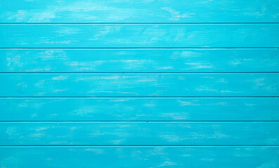 Blue wooden table background texture