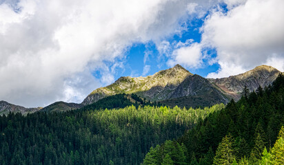 Ridges of the Riepenspitze mountain
