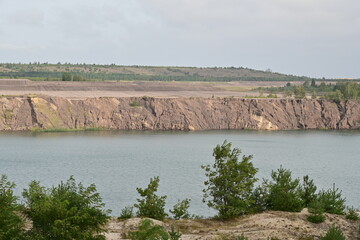 Tagebau Jänschwalde mit dem zukünftigen Klinger See am Südrandschlauch