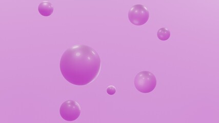 pink bubbles