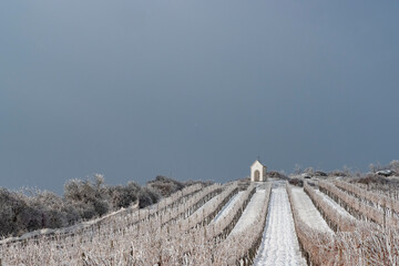 Calvary near Hnanice, Znojmo region, Southern Moravia, Czech Republic