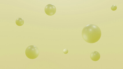background with spheres