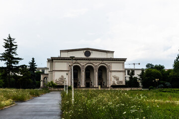 Fototapeta na wymiar Romanian Athenaeum (Ateneul Roman) concert hall, Bucharest, Romania.