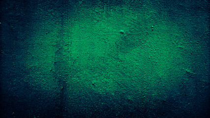 abstract grunge dark green texture background of wall concrete
