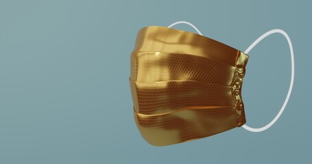 Gold mask