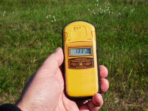 Geigerzähler in Tschernobyl