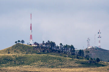 Emisora en la montaña