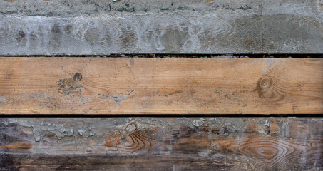 Horizontal background made of old boards