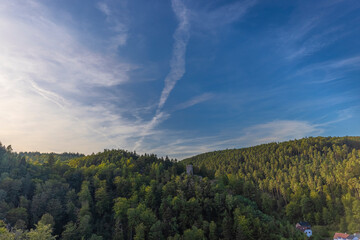 Burgruine im Pfälzer Wald