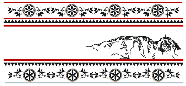 G&oacute;ry, g&oacute;ralski, zakopane, i love zakopane, tatry, giewont, kartka świąteczna, wesołych świąt , folklor 