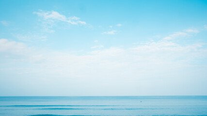 Fototapeta premium blue sky and sea