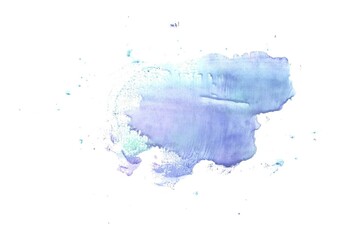 Watercolor texture of stains on white background