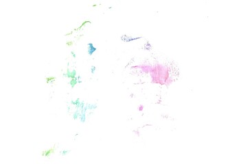 Watercolor texture of stains on white background