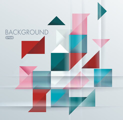 Blue geometrical abstract lines structure. Vector illustration