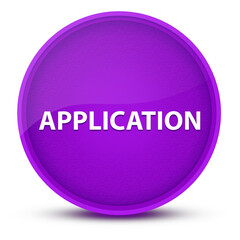 Application luxurious glossy purple round button abstract