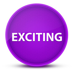 Exciting luxurious glossy purple round button abstract