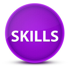 Skills luxurious glossy purple round button abstract