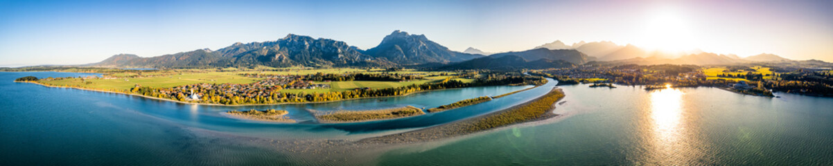 Lake Forggensee near Fuessen