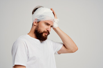 patient head and arm injuries health problems treatment