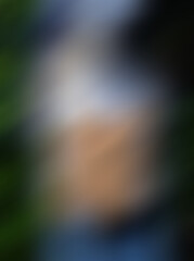 Soft blur background with cool tones of green and blue tones. 