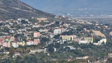 view of the Mtskheta city, Georgia.