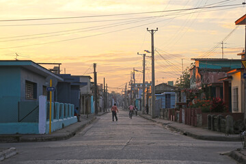 Fototapeta na wymiar Kuba - Camagüey - Stadtleben