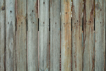 Wooden grey rustic background. Old wooden fence textured background