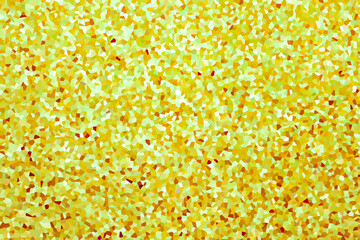 Tiny warm multicoloured triangle and polygonal mosaic