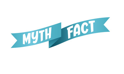 Myths and facts sign. Myths vs Facts header design. True or false facts bubble. Banner design for any purposes.