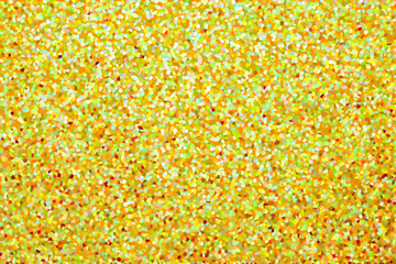 Tiny bright festive red, orange and green confetti