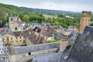 La Roche-Guyon Castle in the Seine Valley