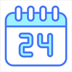 calendar vector outline icon. Modern thin line symbols. Collection of traditional elements.