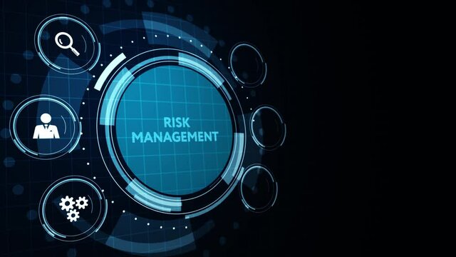 Risk Management and Assessment for Business Investment Concept. Business, Technology, Internet and network concept.