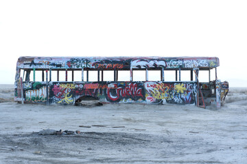Abandoned school bus