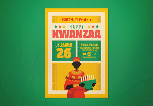 Kwanzaa Flyer Layout