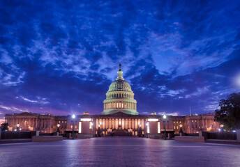 Fototapeta na wymiar The United States Capitol in Washington, D.C.