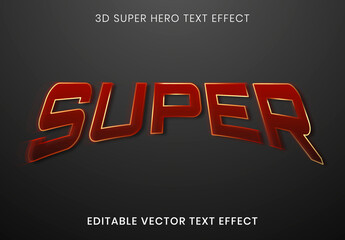 3D Text Effect Layout