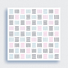 Patterns are done with brushes. Metal lines ornaments. Vector wallpaper or fabric paint from brush strokes. Flat style vector illustration.