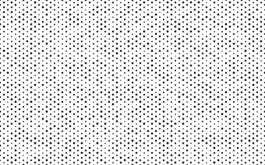 Abstract fashion monochrome polka dots background. Black and white seamless pattern with textured circles. Template design for invitation, poster, card, flyer, banner, textile, fabric. Halftone card