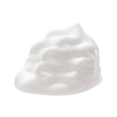Washing mousse large on a white background