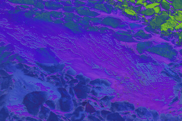 Fototapeta na wymiar Abstract background in blue and purple spots and streaks