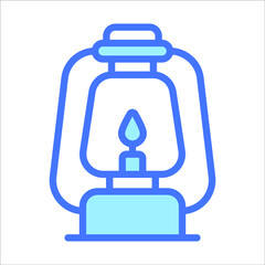 lantern vector outline icon. Modern colored outline symbols. Collection of traditional elements.