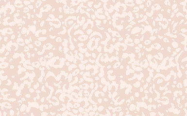 Abstract modern leopard seamless pattern. Animals trendy background. Beige decorative vector stock illustration for print, card, postcard, fabric, textile. Modern ornament of stylized skin