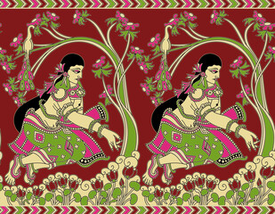 Beautiful Indian Art Repeated Design