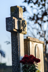 cross in the graveyard