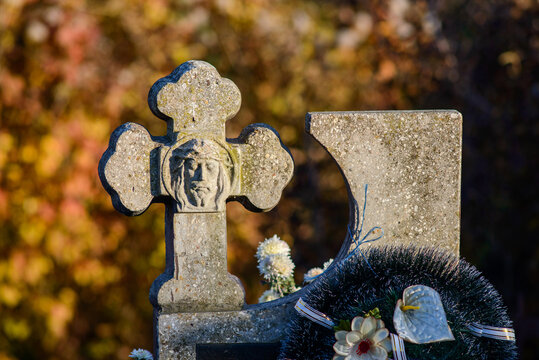 old stone cross